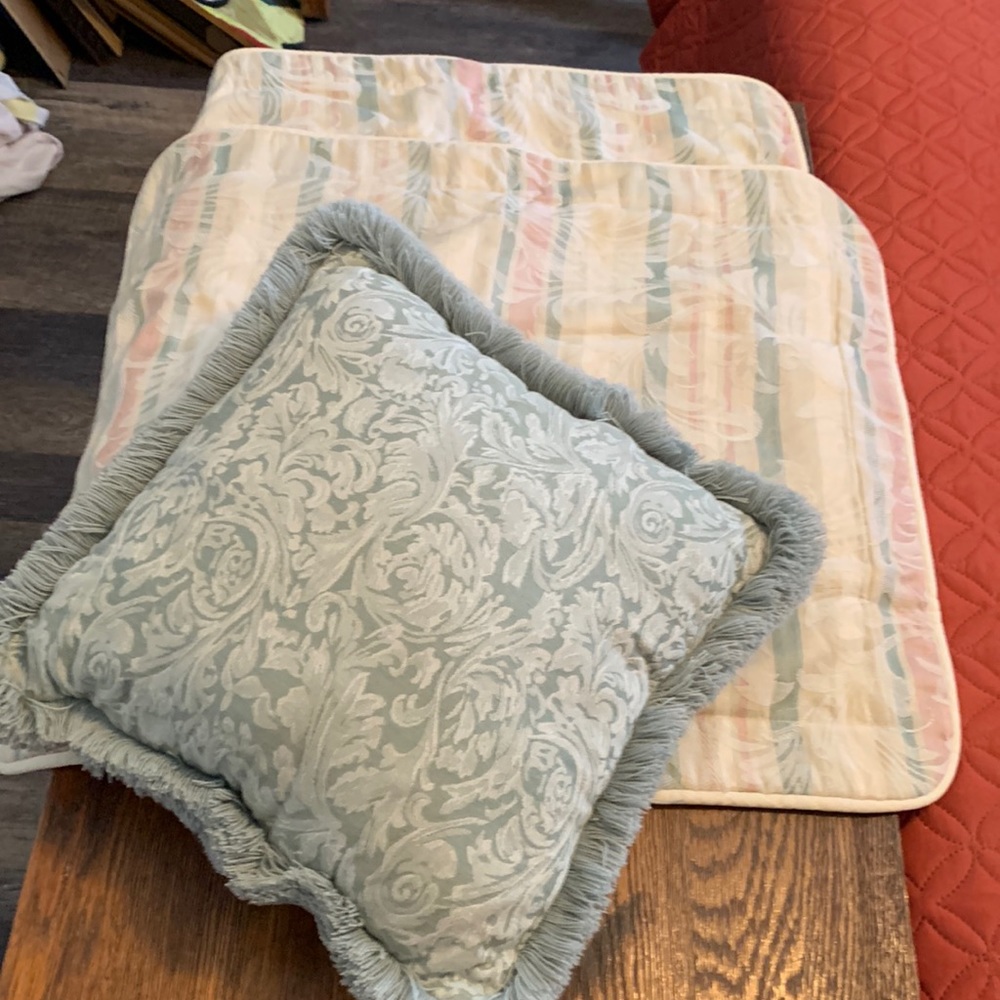 Pillow shams and pillow